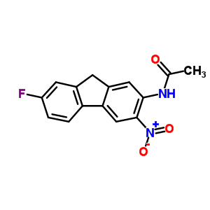 Acetamide,n-(7-fluoro-3-nitro-9h-fluoren-2-yl)- Structure,16233-03-7Structure