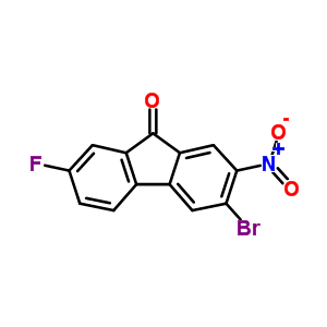 9H-fluoren-9-one,3-bromo-7-fluoro-2-nitro- Structure,16233-11-7Structure