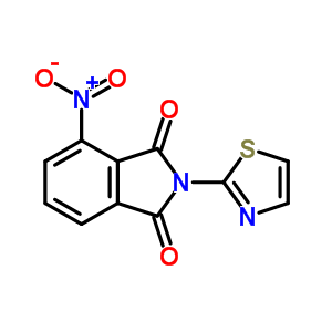 4-Nitro-2-(1,3-thiazol-2-yl)isoindole-1,3-dione Structure,16258-96-1Structure