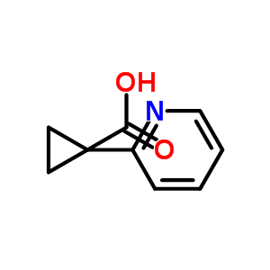 1-(Pyridin-2-yl)cyclopropanecarboxylic acid Structure,162960-26-1Structure