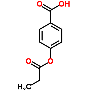 Benzoicacid, 4-(1-oxopropoxy)- Structure,16358-92-2Structure