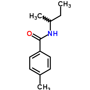 Benzamide,4-methyl-n-(1-methylpropyl)- Structure,16409-28-2Structure