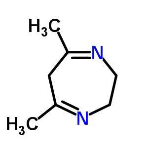 2H-1,4-diazepine,3,6-dihydro-5,7-dimethyl-, hydrochloride (1:1) Structure,16418-18-1Structure