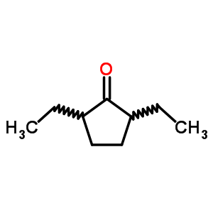 Cyclopentanone,2,5-diethyl- Structure,16429-03-1Structure