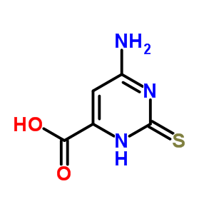 4-Pyrimidinecarboxylicacid, 6-amino-1,2-dihydro-2-thioxo- Structure,16490-16-7Structure