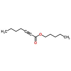 2-Heptynoic acid,pentyl ester Structure,16491-57-9Structure