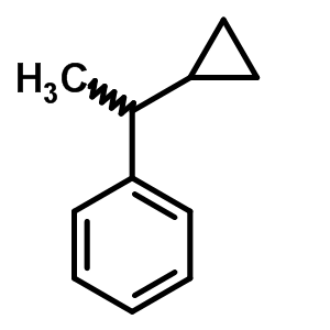 Benzene, (1-cyclopropylethyl)- Structure,16510-30-8Structure