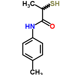 Propanamide, 2-mercapto-n-(4-methylphenyl)- Structure,16537-30-7Structure