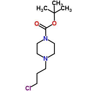 Tert-butyl 4-(3-chloropropyl)piperazine-1-carboxylate Structure,165530-45-0Structure