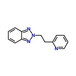 2H-benzotriazole,2-[2-(2-pyridinyl)ethyl]-, hydrochloride (1:1) Structure,16571-65-6Structure