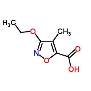 (3-Ethoxy-4-methylisoxazol-5-yl)carboxylic acid Structure,166180-70-7Structure