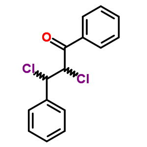 1-Propanone,2,3-dichloro-1,3-diphenyl- Structure,16619-56-0Structure