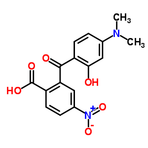 2’-Carboxy-4-dimethylamino-2-hydroxy-5’-nitrobenzophenone Structure,166442-40-6Structure