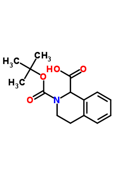 2-N-boc-1,2,3,4-tetrahydro-isoquinoline-1-carboxylic acid Structure,166591-85-1Structure