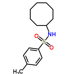 Benzenesulfonamide,n-cyclooctyl-4-methyl- Structure,16801-74-4Structure