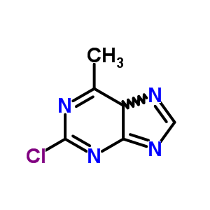 2-Chloro-6-methyl-9H-purine Structure,1681-19-2Structure