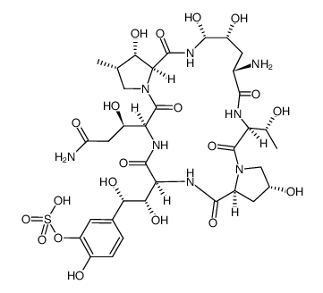 Micafungin Structure,168110-44-9Structure