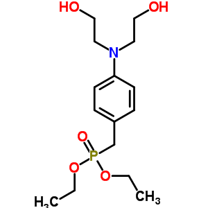 2-[[4-(Diethoxyphosphorylmethyl)phenyl]-(2-hydroxyethyl)amino]ethanol Structure,16834-57-4Structure