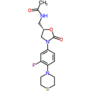 Pnu 100480(pf 02341272;u 100480) Structure,168828-58-8Structure