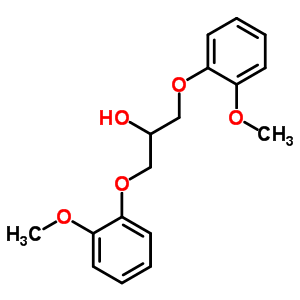 1,3-Bis-(2-methoxy-phenoxy)-propan-2-ol Structure,16929-60-5Structure