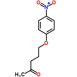 2-Pentanone,5-(4-nitrophenoxy)- Structure,16956-24-4Structure