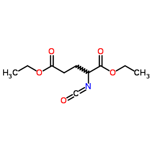 Diethyl 2-isocyanatopentanedioate Structure,17046-23-0Structure