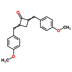 Cyclobutanone,2,4-bis[(4-methoxyphenyl)methylene]- Structure,17078-44-3Structure