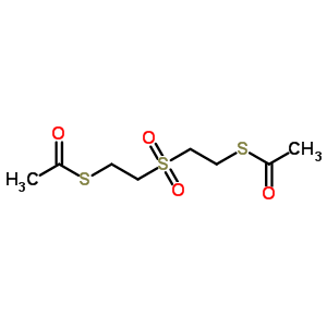 Bis(2-acetylmercaptoethyl) sulfone Structure,17096-46-7Structure