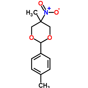 5-Methyl-2-(4-methylphenyl)-5-nitro-1,3-dioxane Structure,17164-59-9Structure