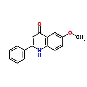 4-Hydroxy-6-methoxy-2-phenylquinoline Structure,17282-70-1Structure