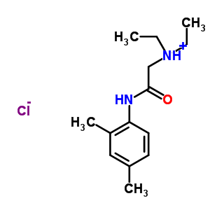 2-​(Diethylamino)​-​n-​(2,​4-​dimethylphenyl)​acetamide hydrochloride Structure,17289-54-2Structure