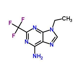 9-Ethyl-2-(trifluoromethyl)purin-6-amine Structure,1736-95-4Structure