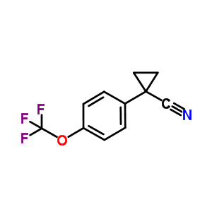 1-(4-(Trifluoromethoxy)phenyl)cyclopropanecarbonitrile Structure,173859-39-7Structure