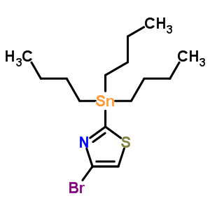 4-Bromo-2-(tributylstannyl)thiazole Structure,173978-98-8Structure