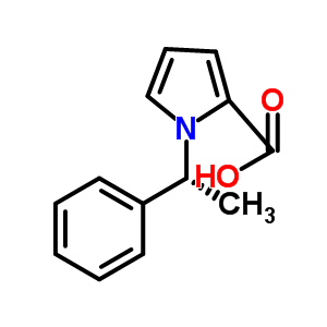 (R)-1-(1-phenylethyl)-1H-pyrrole-2-carboxylic acid Structure,173989-76-9Structure