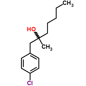 Benzeneethanol,4-chloro-a-methyl-a-pentyl- Structure,1742-41-2Structure