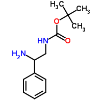 (2-Amino-2-phenyl-ethyl)-carbamic acid tert-butyl ester Structure,174885-99-5Structure