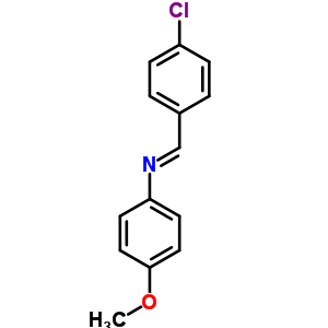 1-(4-Chlorophenyl)-n-(4-methoxyphenyl)methanimine Structure,1749-03-7Structure