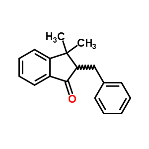 2-Benzyl-3,3-dimethyl-2h-inden-1-one Structure,17490-04-9Structure