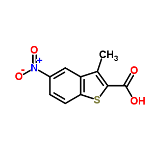 3-Methyl-5-nitro-benzothiophene-2-carboxylic acid Structure,17514-61-3Structure