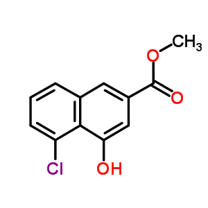 5-Chloro-4-hydroxy-2-naphthalenecarboxylic acid methyl ester Structure,175161-39-4Structure