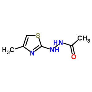 Acetic acid,2-(4-methyl-2-thiazolyl)hydrazide Structure,17574-13-9Structure