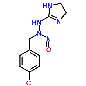 2-Imidazoline, 2-[2-(p-chlorobenzyl)-2-nitrosohydrazino]- Structure,1760-37-8Structure