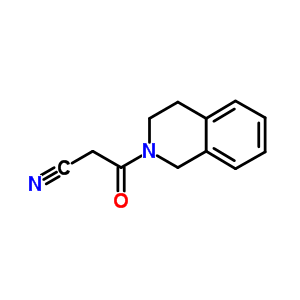 2-Cyanoacetyl-1,2,3,4-tetrahydro-isoquinoline Structure,17613-25-1Structure