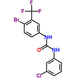 3-[4-Bromo-3-(trifluoromethyl)phenyl]-1-(3-chlorophenyl)urea Structure,1763-72-0Structure