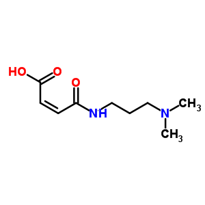 2-Butenoic acid,4-[[3-(dimethylamino)propyl]amino]-4-oxo-, (2z)- Structure,17674-02-1Structure