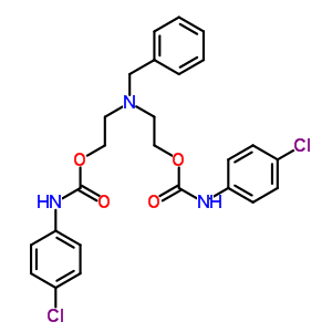 2-[Benzyl-[2-[(4-chlorophenyl)carbamoyloxy]ethyl]amino]ethyl n-(4-chlorophenyl)carbamate Structure,17683-78-2Structure