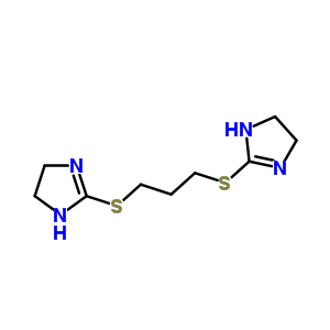 2-[3-(4,5-Dihydro-1h-imidazol-2-ylsulfanyl)propylsulfanyl]-4,5-dihydro-1h-imidazole Structure,1773-31-5Structure