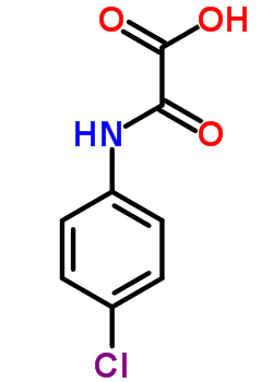 (4-Chlorophenyl)amino](oxo)acetic acid Structure,17738-71-5Structure