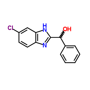 (5-Chloro-3h-benzoimidazol-2-yl)-phenyl-methanol Structure,17753-02-5Structure